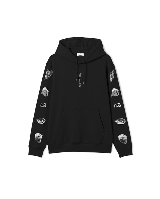 And Arm Hoodie - Black
