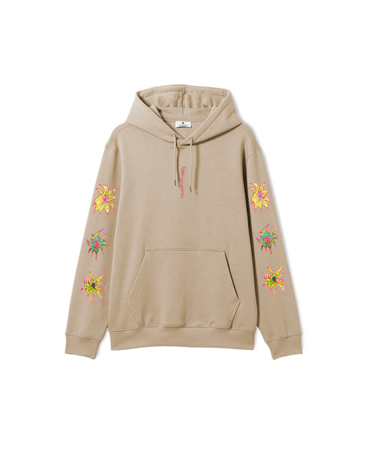 Arm Tribal Hoodie -  Brown