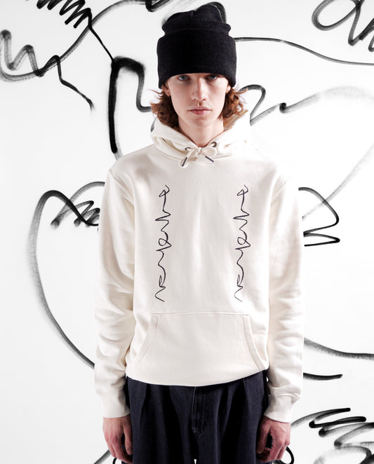 Crayon Chain Hoodie - Ivory