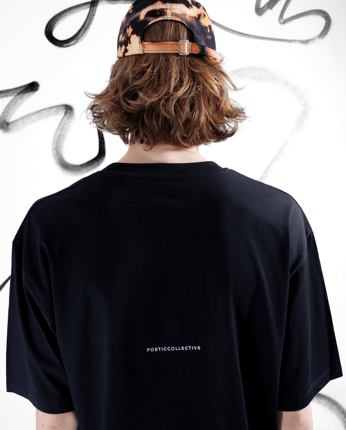 Crayon chain T-shirt - Black