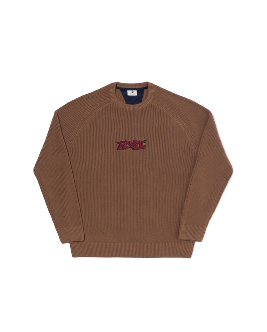 Graff Knitted Crewneck - Brown