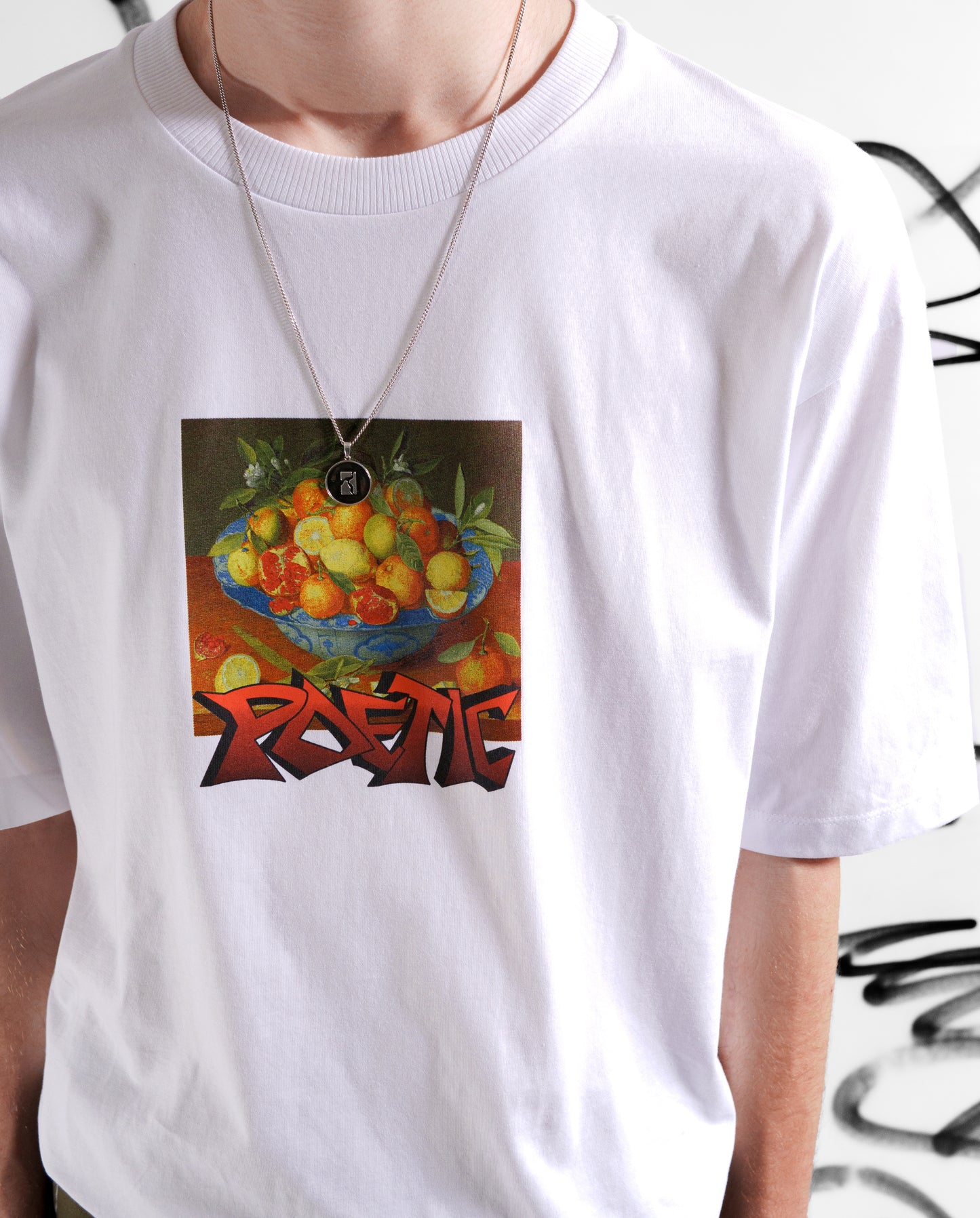 Graff fruit T-shirt - White