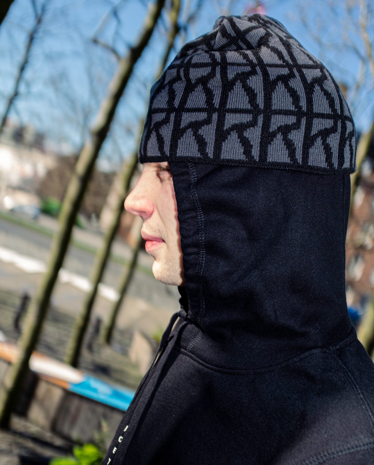 Logo repeat beanie