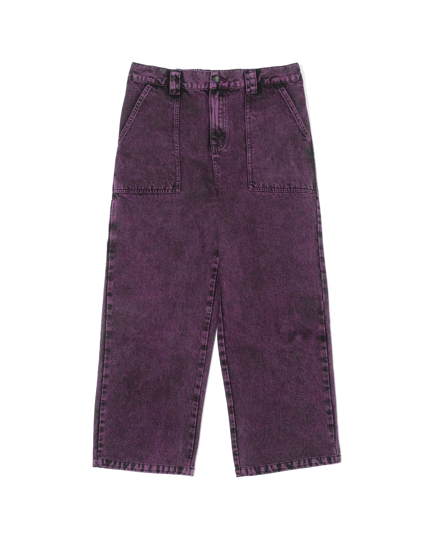 Painter Pant - Purple acid wash