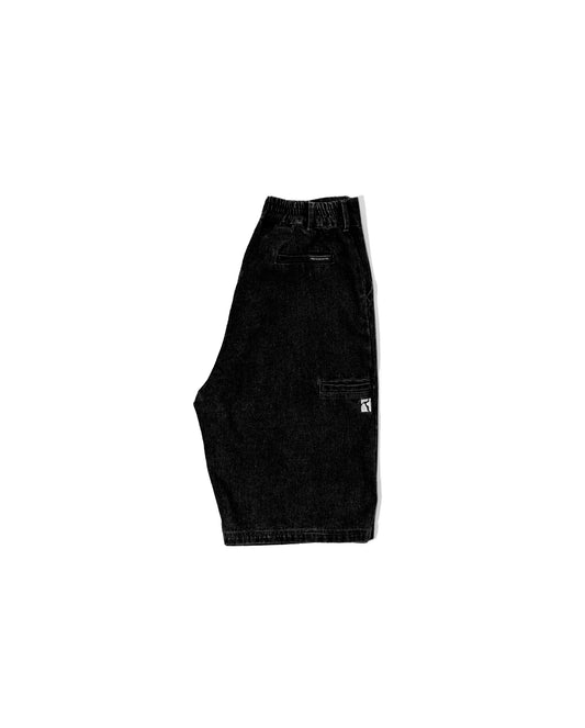 Painter Short - Black Denim
