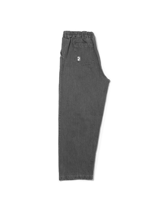 Poet Pant - Grey Denim Wash
