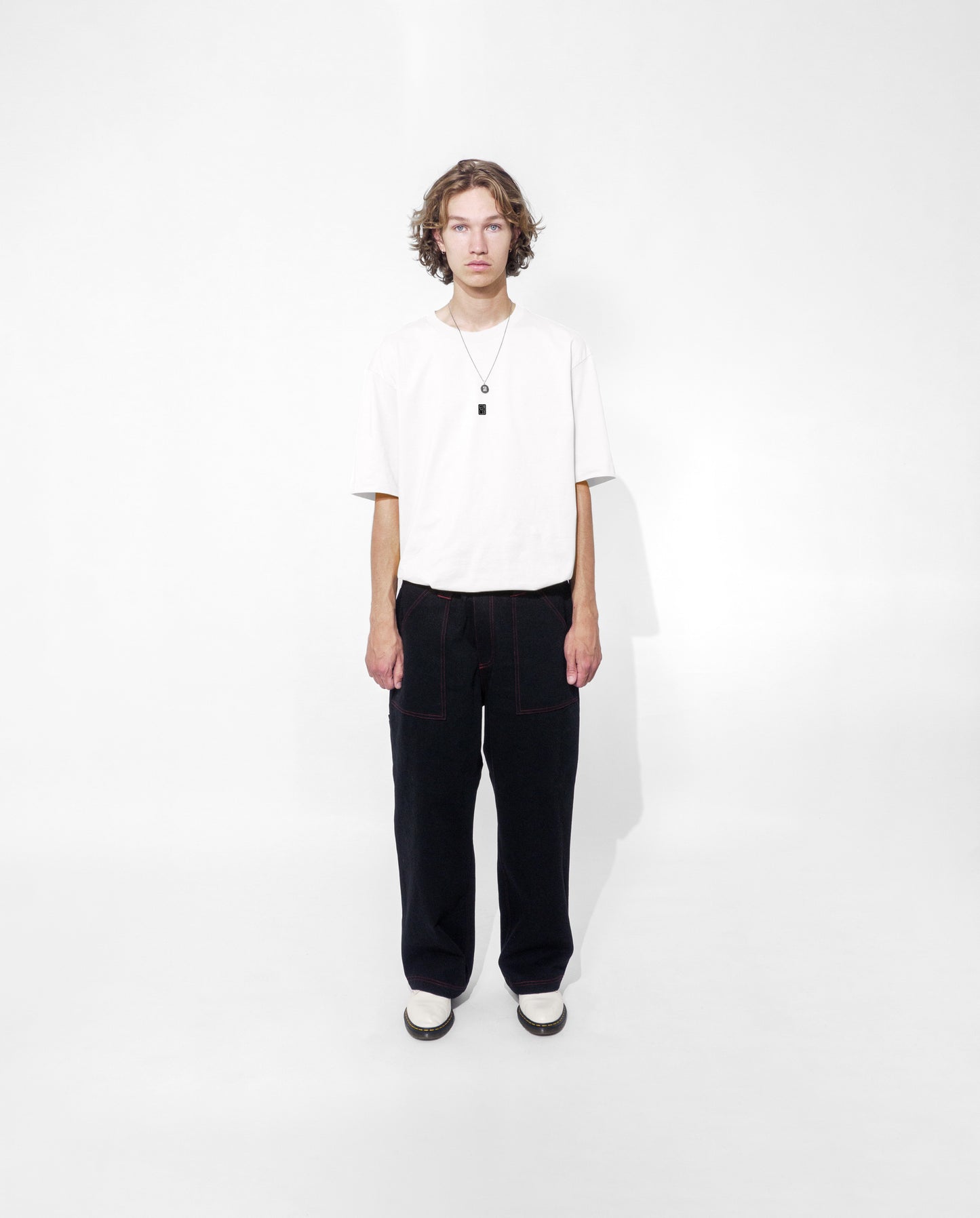 Rubber Patch T-Shirt - White