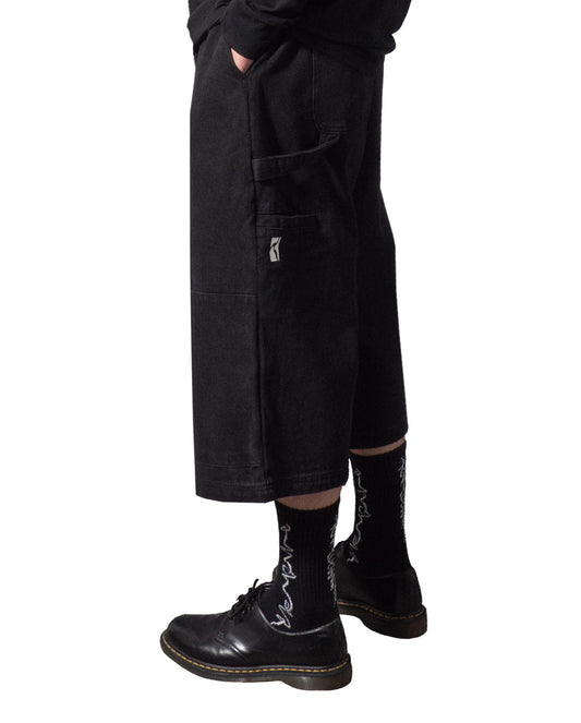 Sculptor Short - Black Denim Wash