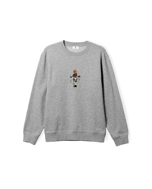 World Crewneck - Heather Grey
