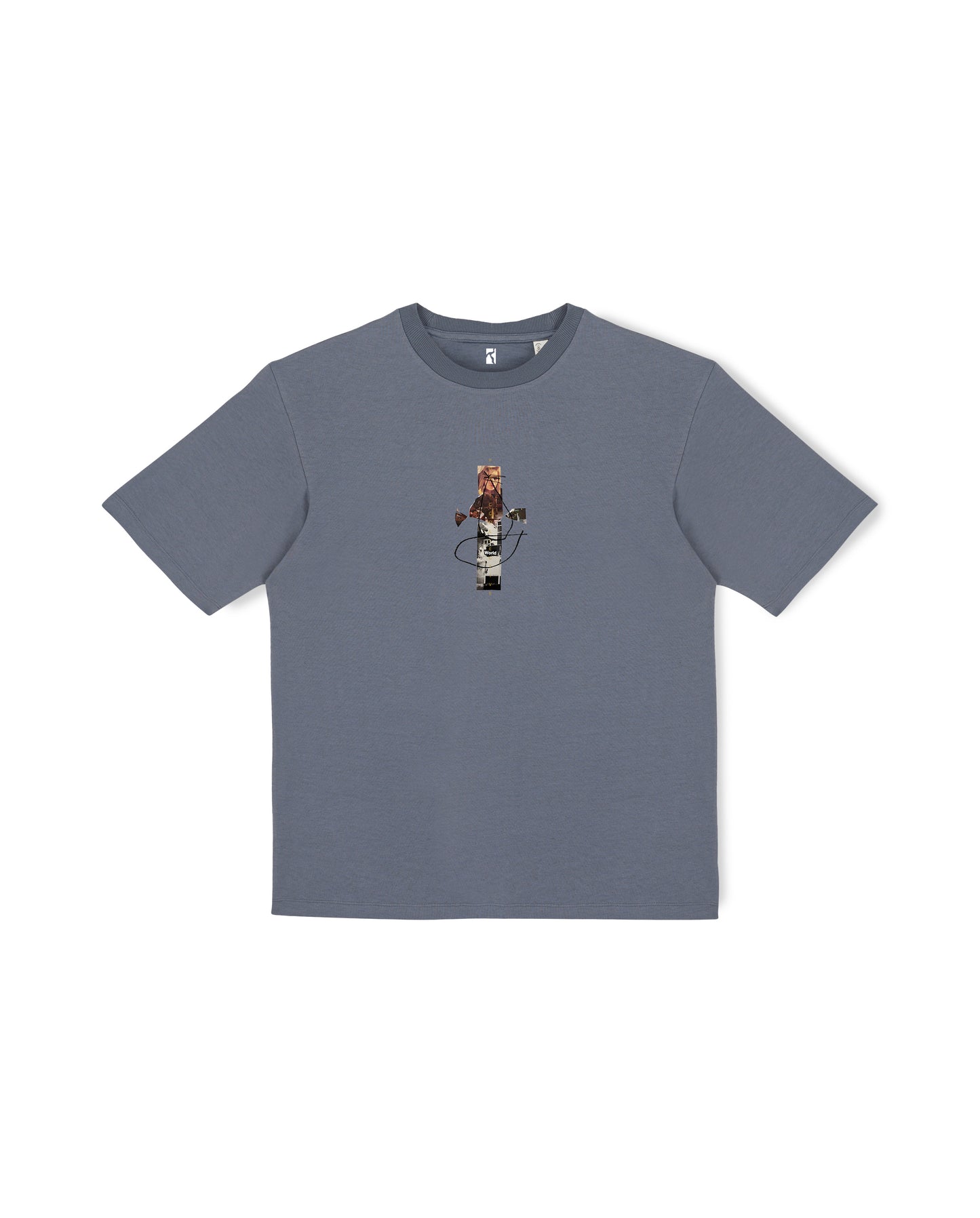 World T-Shirt - Mineral Grey