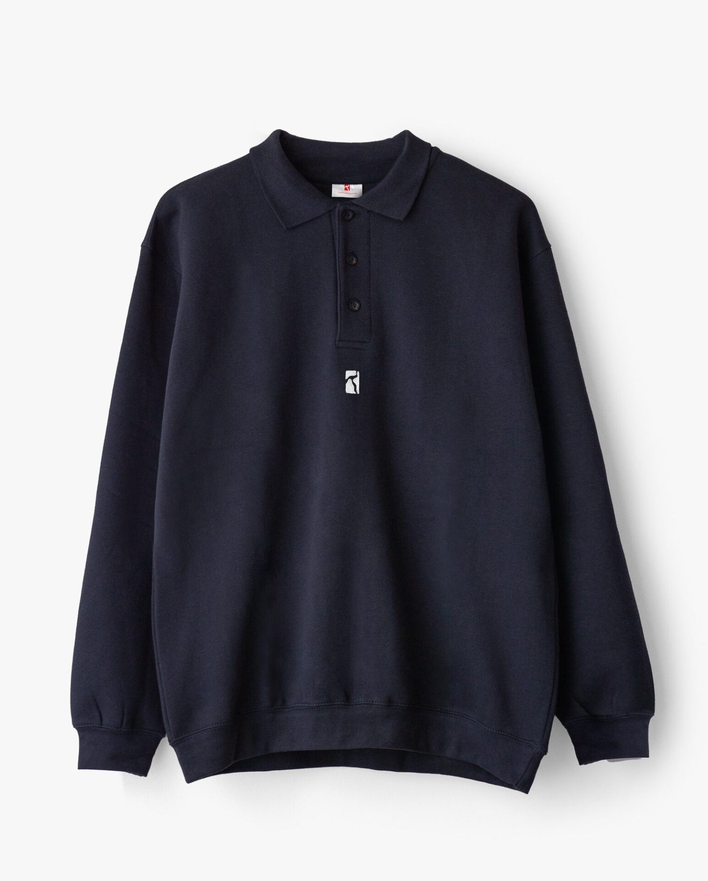 Heavy Polo Sweat – Dark navy
