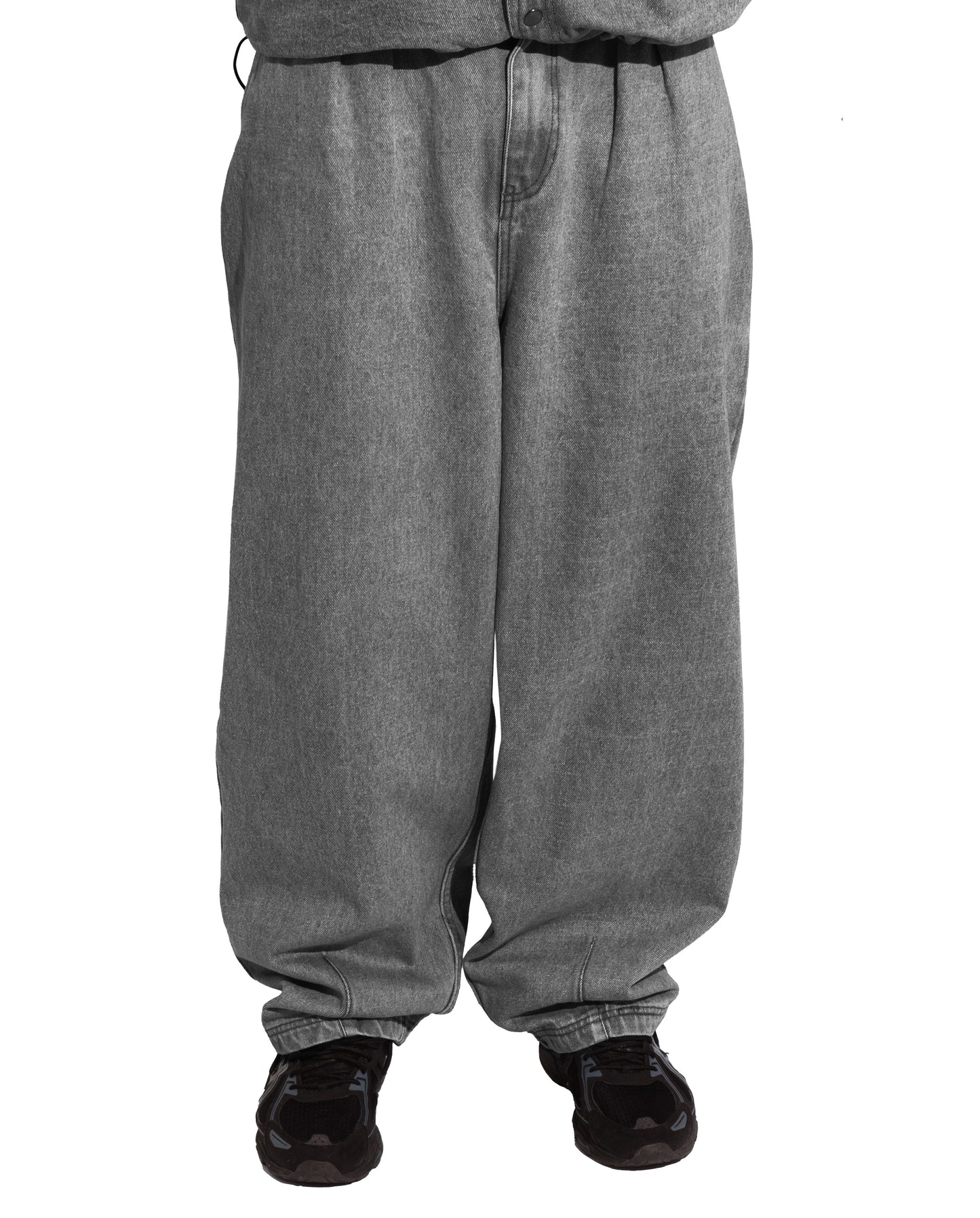 Ballon Pant - Grey Denim Wash