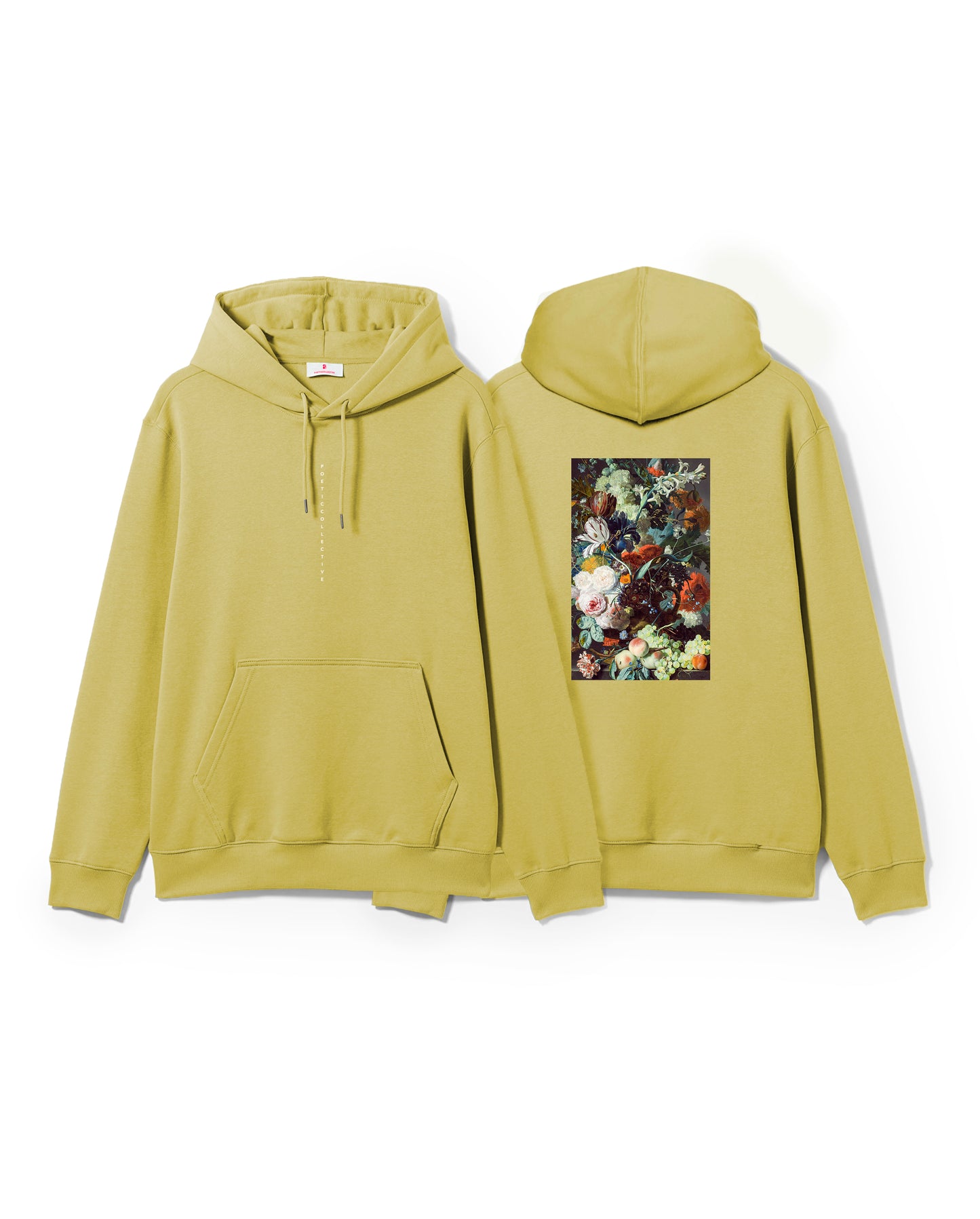 Flower hoodie - yellow