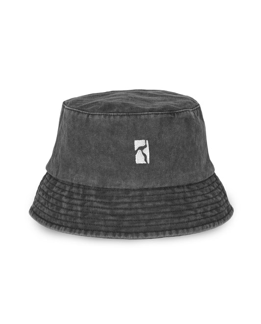 Bucket hat - Black denim