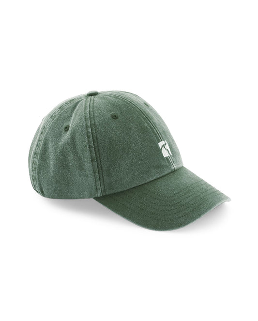 Classic cap - Green denim