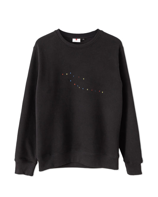 Color Logo Crewneck - Black