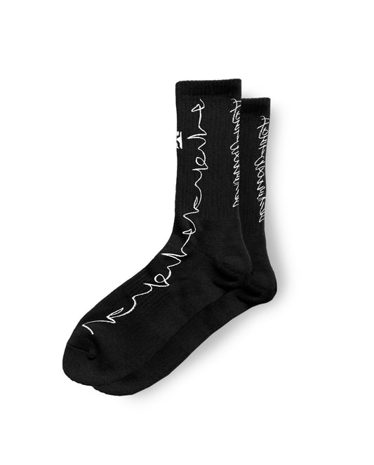 Crayon socks - Black