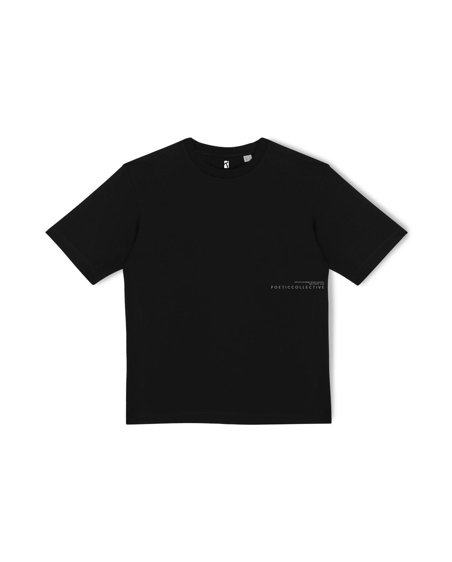 extreme poetry club t-shirt black