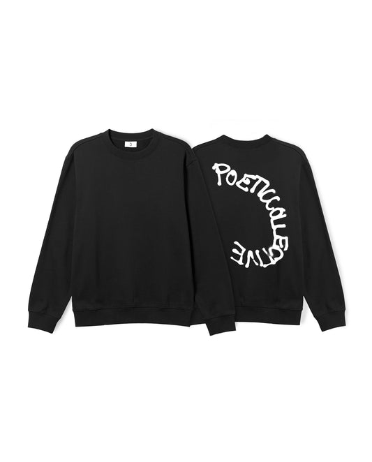 Spray Crewneck - Black