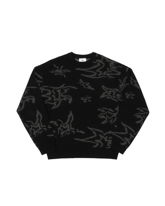 Nocturnal Knit Crewneck - Black
