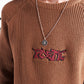 Graff knitted crewneck - Brown