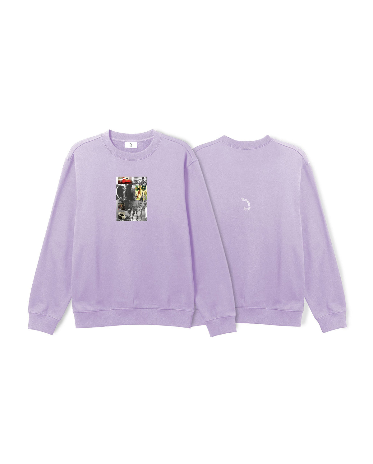 Kingqueen Crewneck - Purple front and back