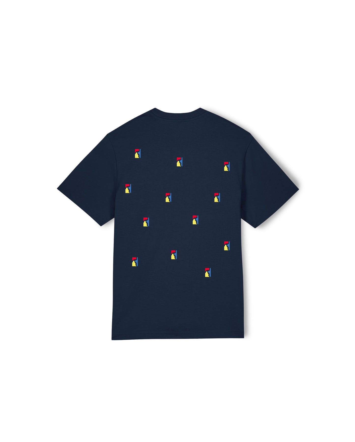 Multi logo t-shirt Navy