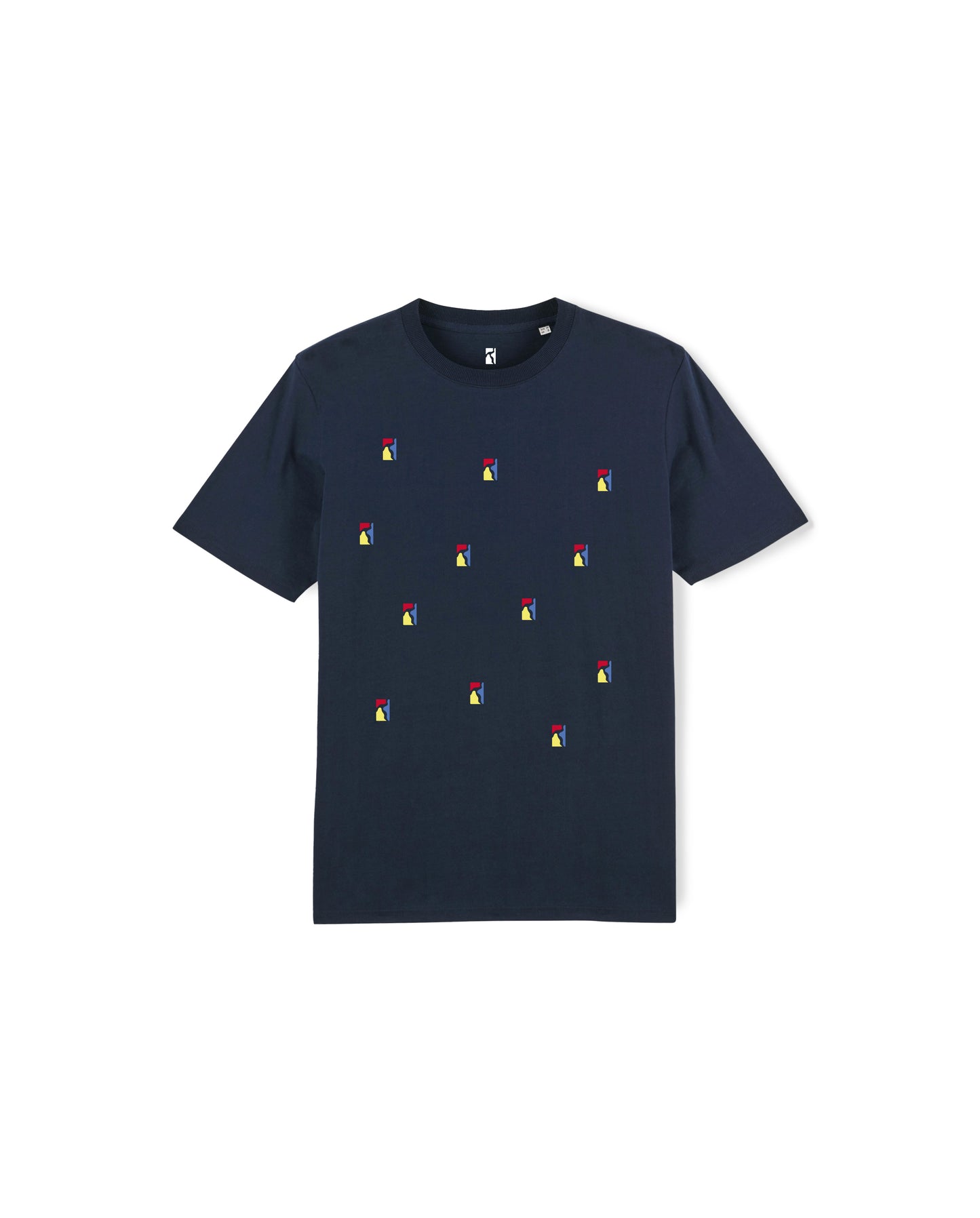 Multi logo t-shirt Navy