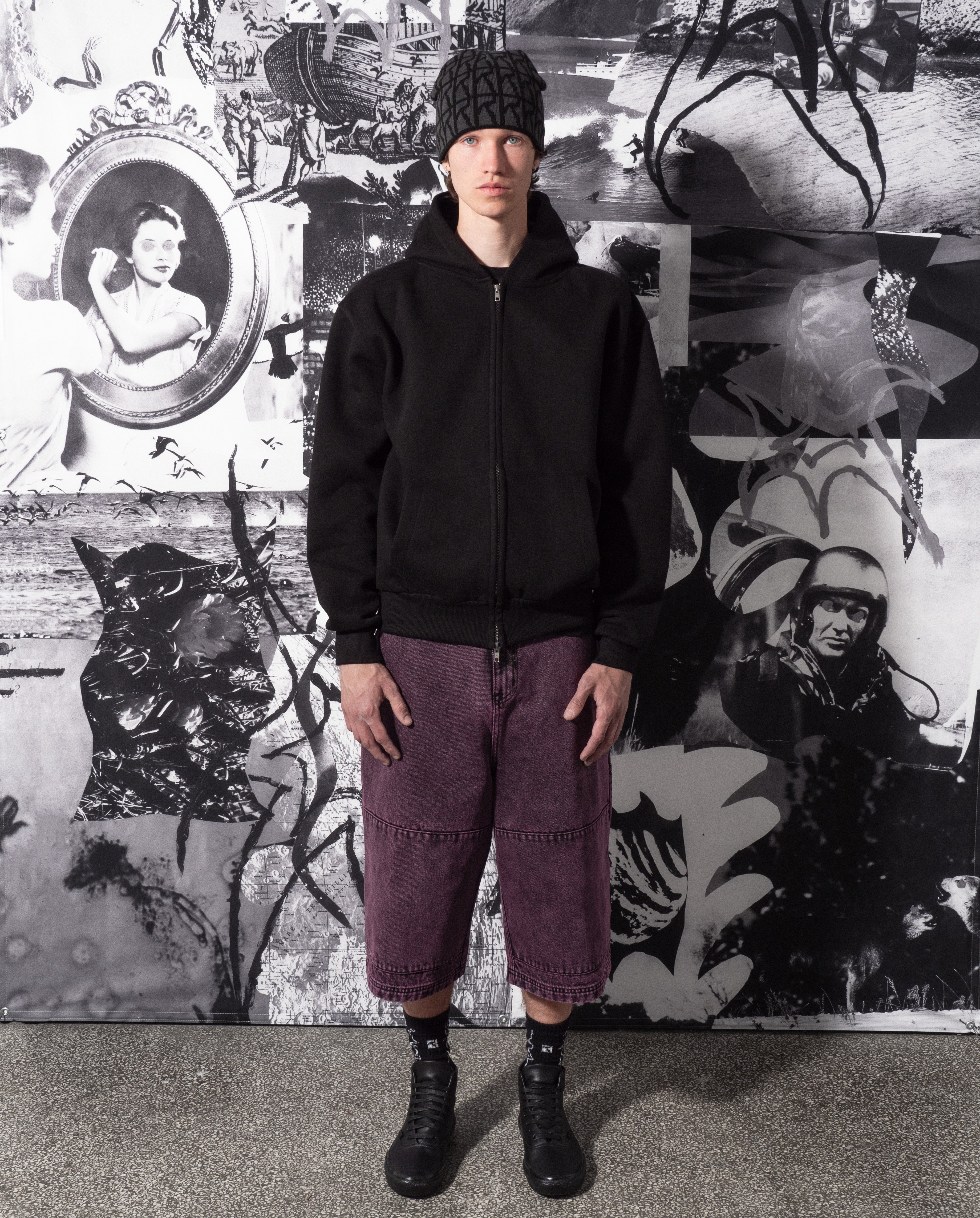 Sculptor Short - Purple Acid Denim Wash – POETICCOLLECTIVE