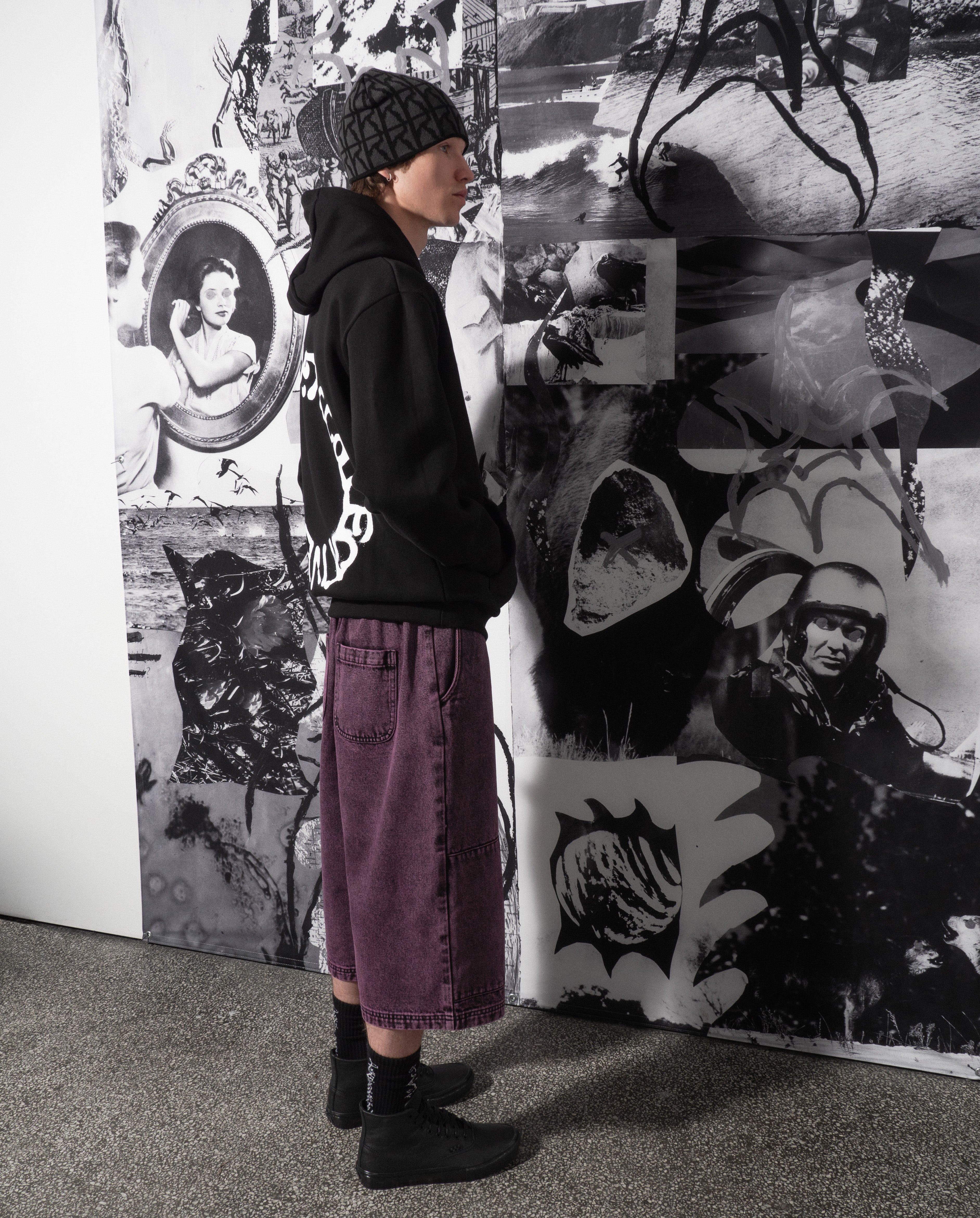 Sculptor Short - Purple Acid Denim Wash – POETICCOLLECTIVE