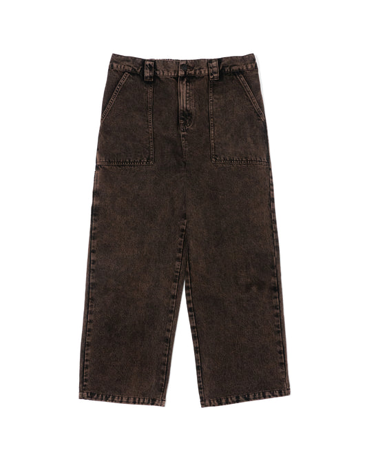 Painter Pant - Brown Acid Denim Wash