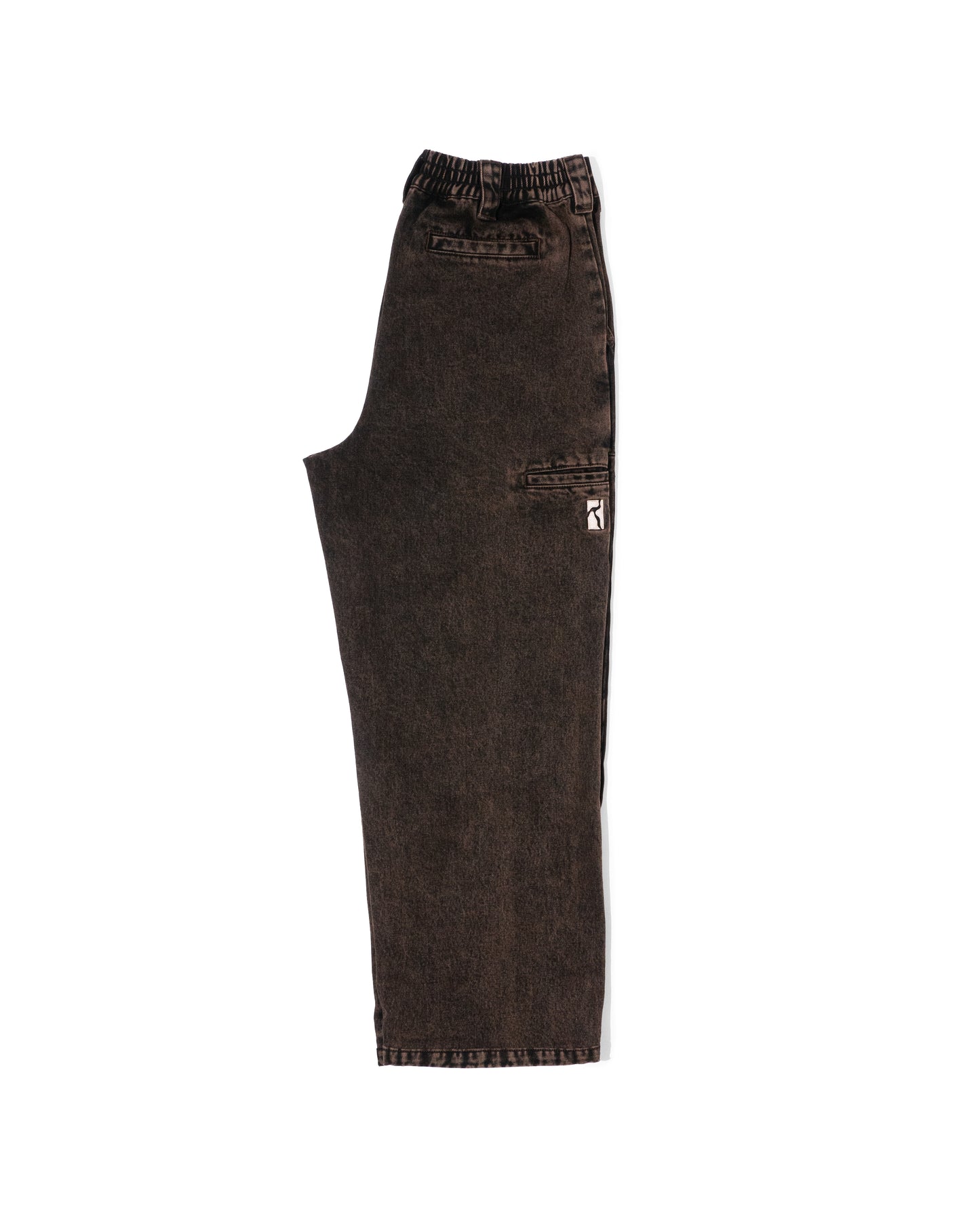 Painter Pant - Brown Acid Denim Wash