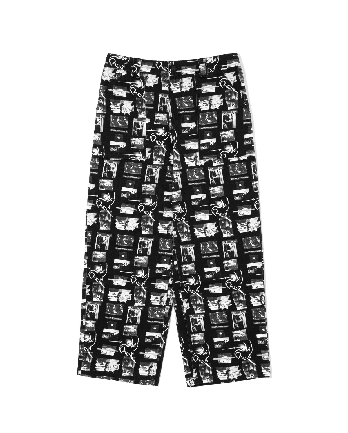 Digital Oppression Painter Pant - Black
