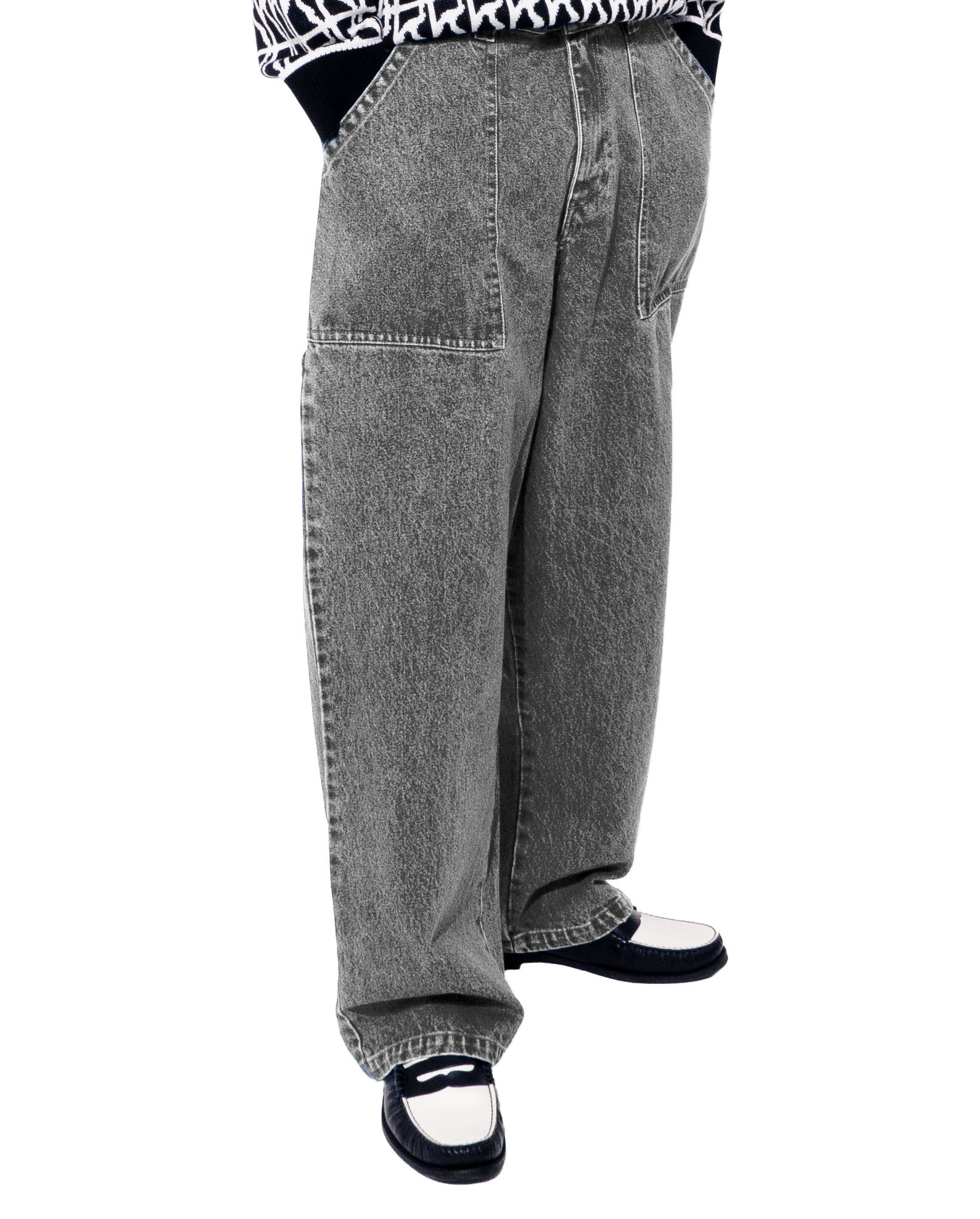 Painter Pant - Grey Denim Wash – POETICCOLLECTIVE