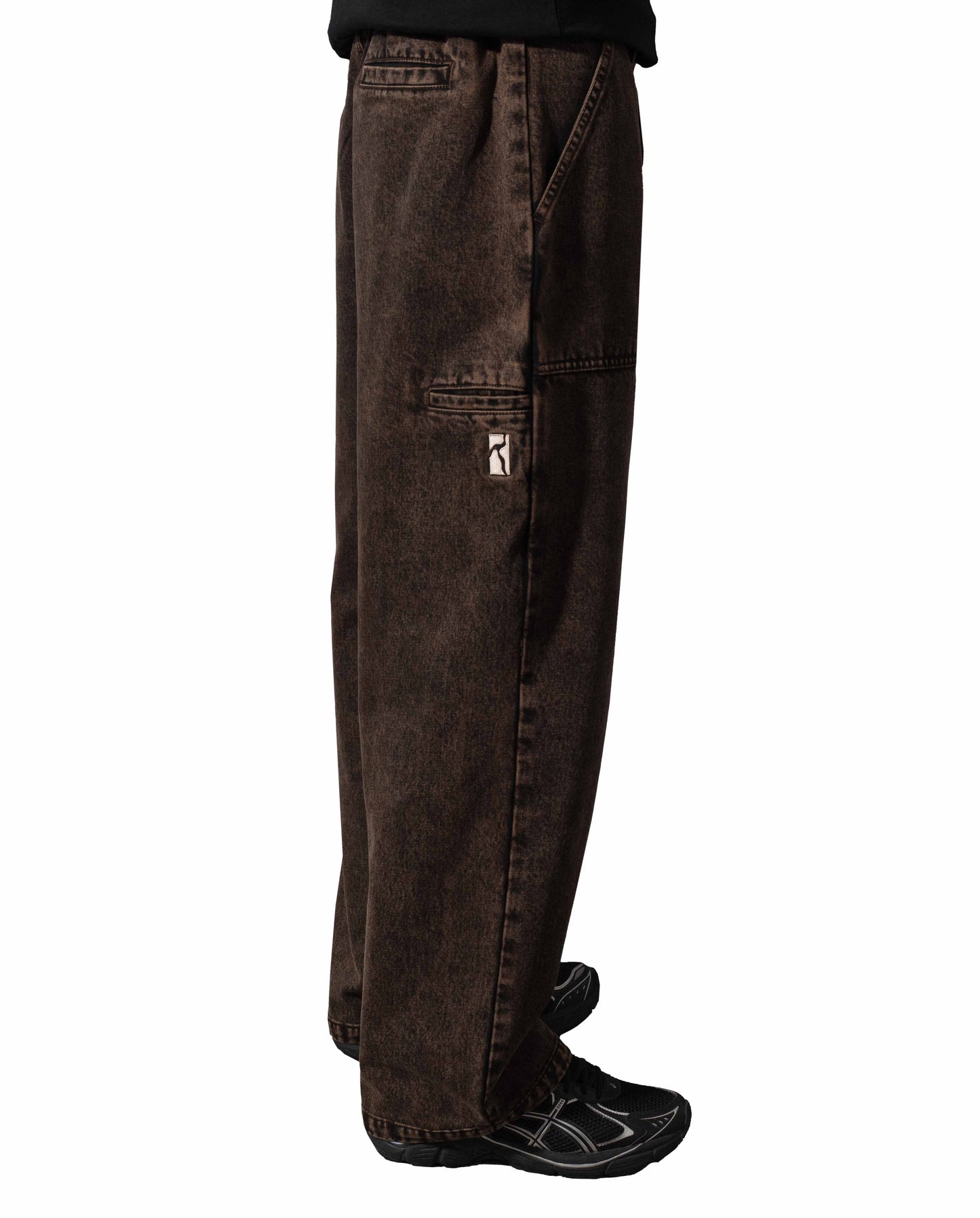 Painter Pant - Brown Acid Denim Wash
