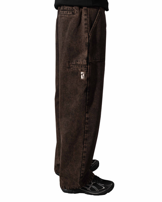 Painter Pant - Brown Acid Denim Wash