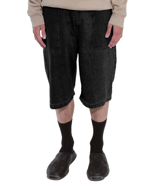 Painter Short - Black Denim