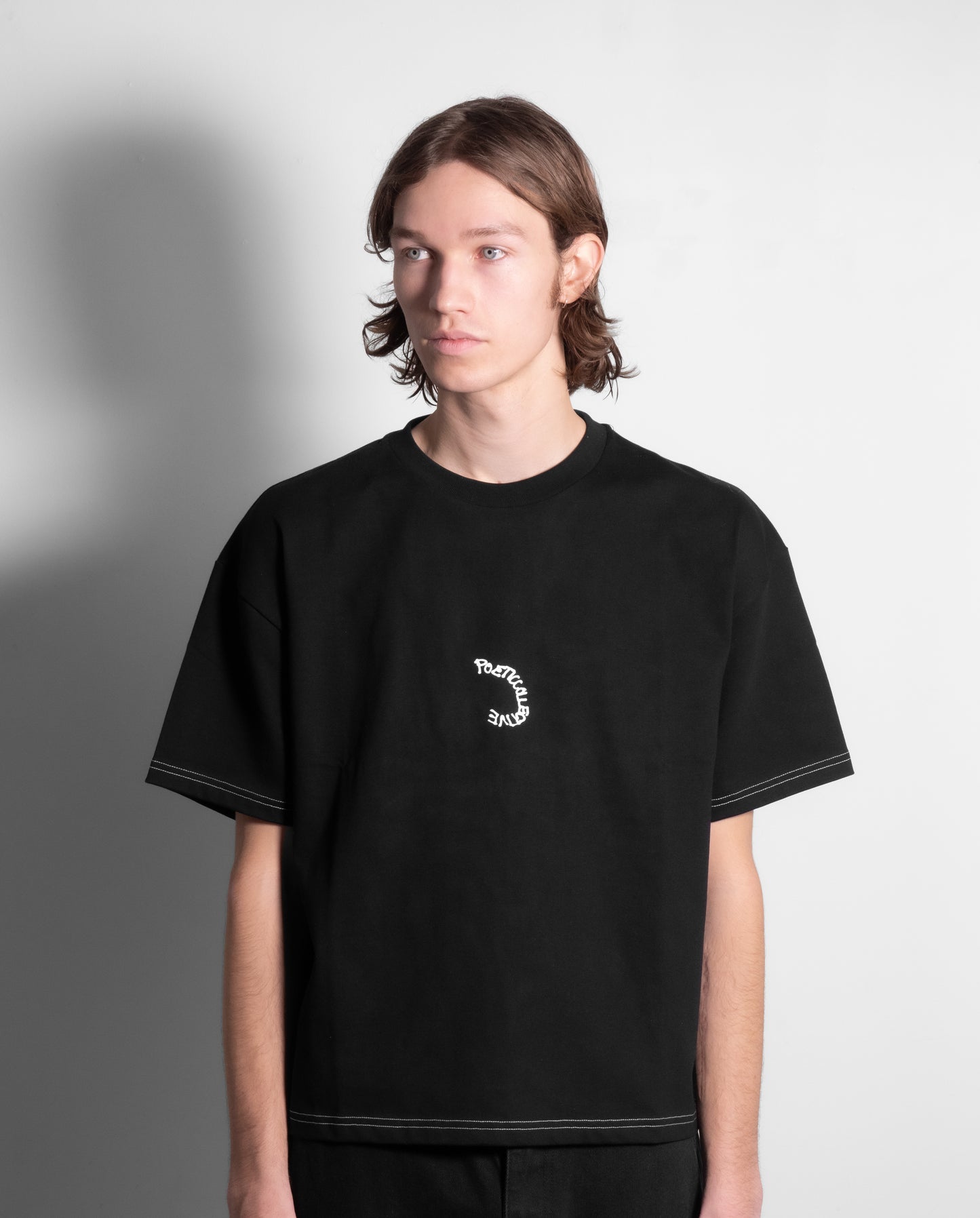 Premium Spray T-shirt – Black / White