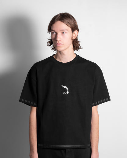 Premium Spray T-shirt – Black / White