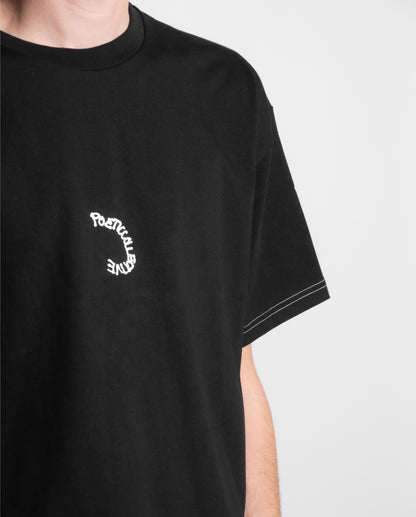 Premium Spray T-shirt – Black / White