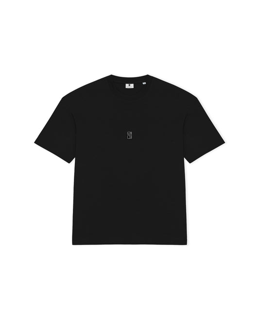 Rubber Patch T-Shirt - Black