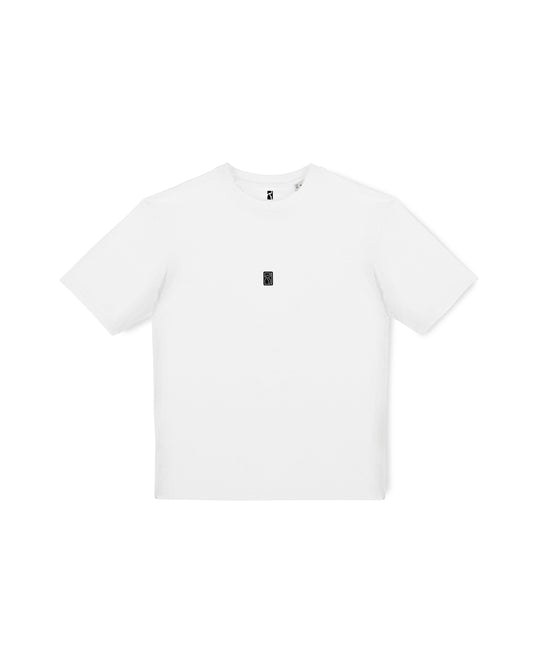 Rubber patch t-shirt white