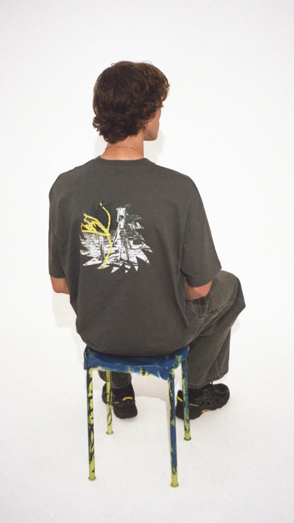 Space t-shirt - Iron grey