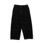 Sculptor pant - Black denim w. white stitching