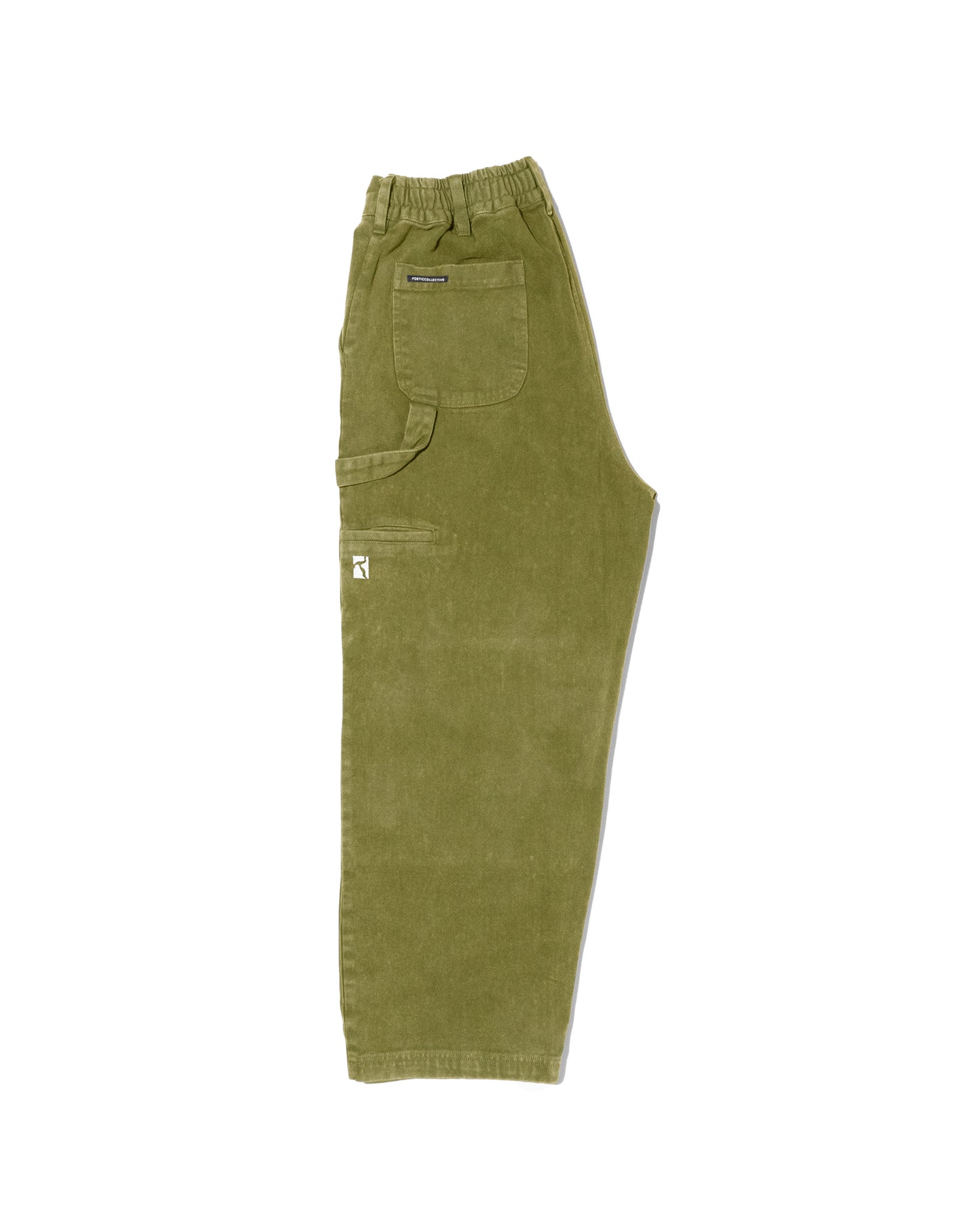 Sculptor pant - Green acid wash