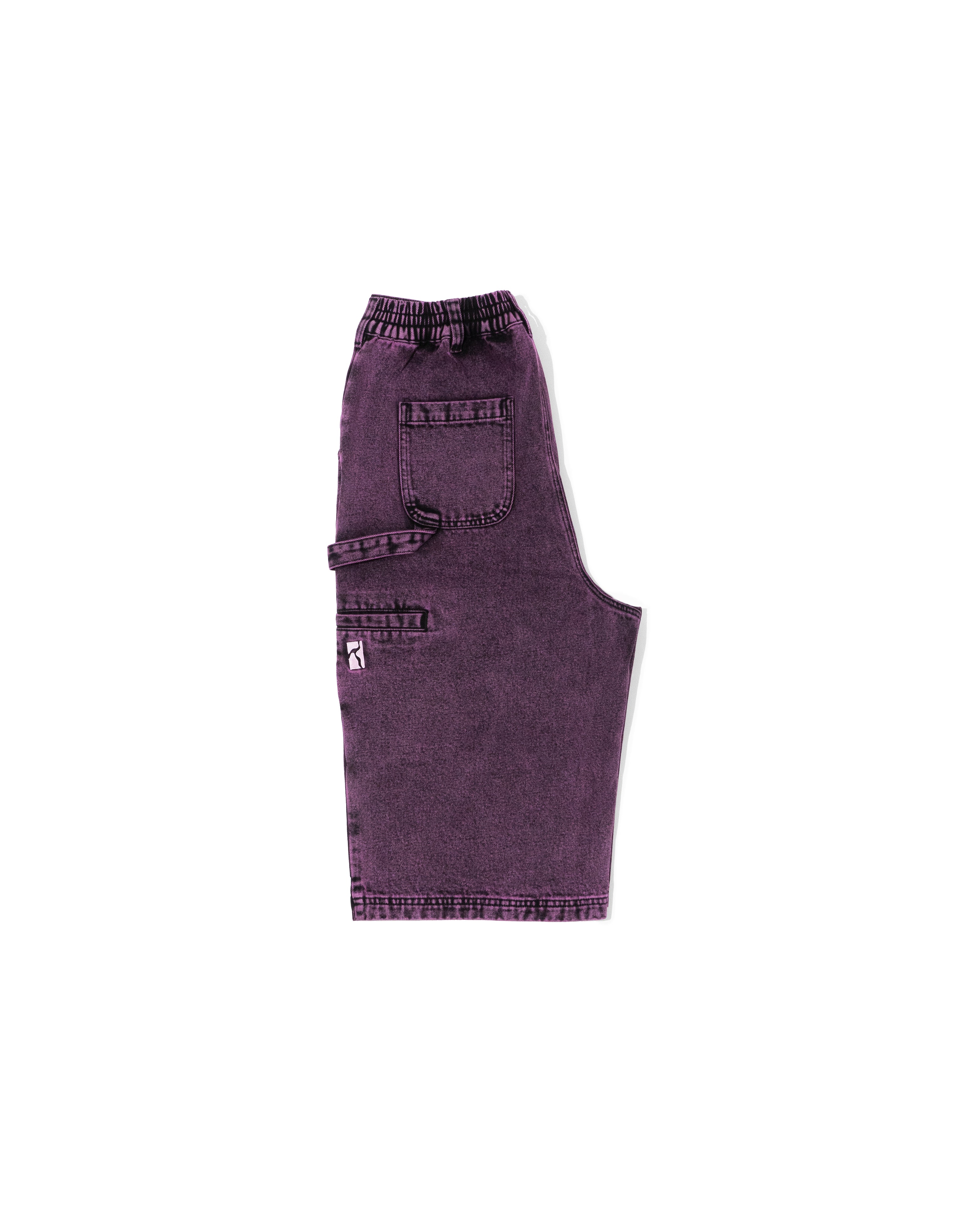 Sculptor Short - Purple Acid Denim Wash – POETICCOLLECTIVE