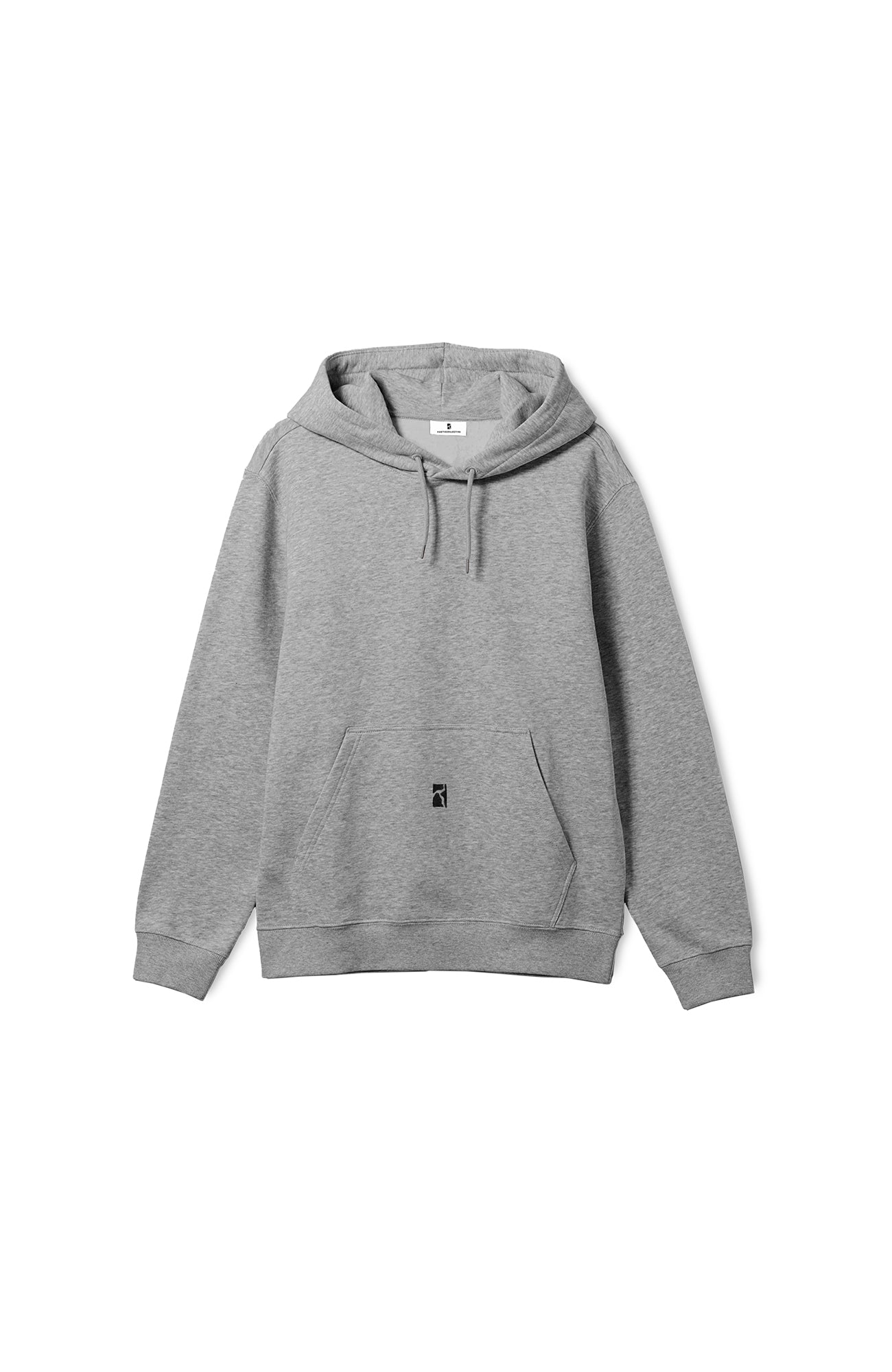 Shaped Collage Hoodie - Heather Grey