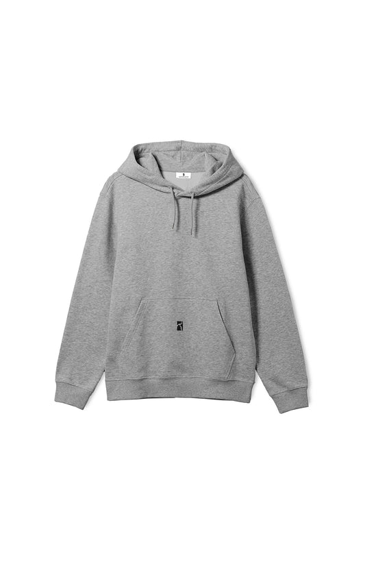 Shaped Collage Hoodie - Heather Grey