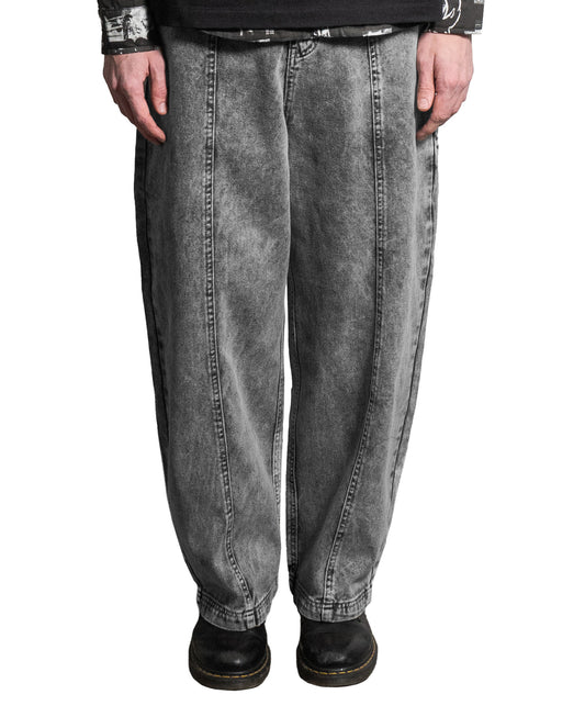 Split Pant - Grey Denim Wash