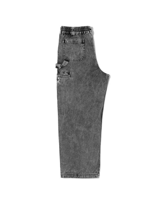 Split Pant - Grey Denim Wash